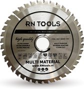 RNtools Cirkelzaagblad - Multi Material - ⌀ 190mm - 40 tanden - Zaagbreedte 2,4 mm - Dikte blad 1,8 mm - geschikt voor cirkelzaag - afkortzaag - invalzaag