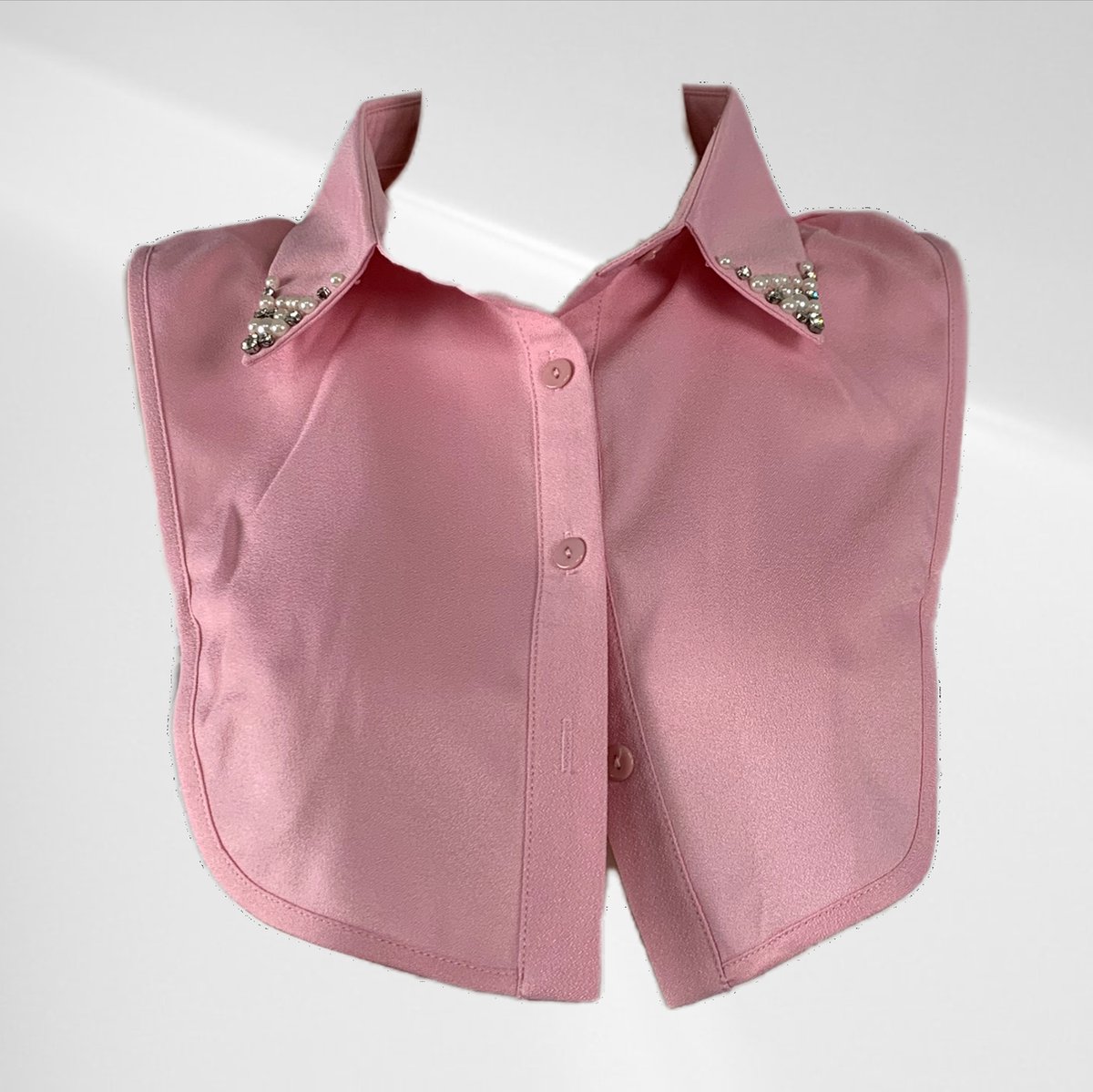 Blousekraagje Roze Katoen