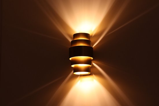 Applique Artdelight Rolls - bronze doré - 2 x raccord G9