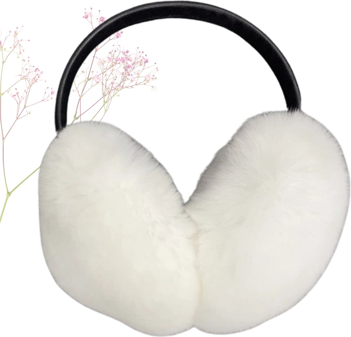 Actania Oorwarmers - Oorverwarmers - Earmuffs - Ear Warmers - Dames - Heren - Volwassenen - Winter - Wit