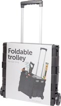 Opvouwbare trolley- 45 x 37,5 x 40,5 cm- Vouwkrat- Handig voor gereedschap- Boodschappen- Of Bagage
