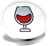 CombiCraft wijn consumptiemunten wit - Ø29mm - 100 stuks