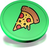 CombiCraft pizza consumptiemunten fluor groen - Ø29mm - 100 stuks