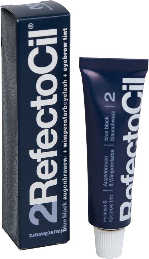 RefectoCil Wimper- en Wenkbrauw verf - Blauw-zwart nr. 2 - 15 ml - Refectocil