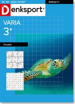 Denksport Puzzelboek Varia 3* pocket, editie 303