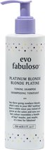 EVO Fabuloso Platinum Toning Shampoo 250ml - Normale shampoo vrouwen - Voor Alle haartypes
