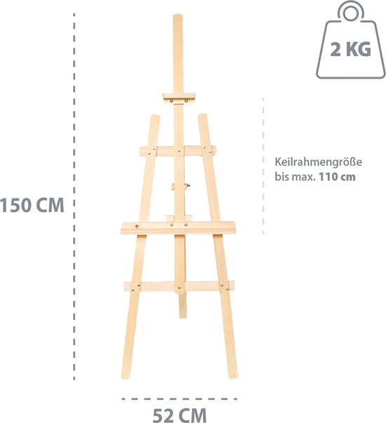 9 stuks mini-ezel met canvas, houten tafelschildersezel, kleine schildersezel voor tekenen, tafeldecoratie, bruiloft, verjaardag, doopfeest