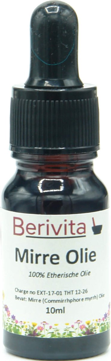 Goedkoopste Mirre Olie 100 10ml Pipetfles - Mirre Etherische Olie van Myrrha Hars - Myrrh Oil