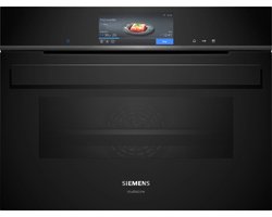 Siemens iQ700 CS958GCB1, Middelmaat, 47 l, Katalytisch + hydrolytisch, 47 l, Zwart, Touch