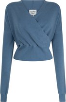 Another Label Len Knitted Pull L/s Truien & vesten Dames - Sweater - Hoodie - Vest- Blauw - Maat S