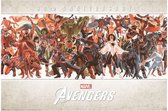 Affiche Avengers 60e anniversaire 61x91,5 cm