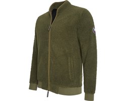 Cappuccino Italia - Heren Vest Sherpa Fleece Vest - Groen - Maat XXL