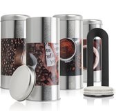 Koffiepadblikken, Decoratief blik, Bewaarcontainers voor koffiepads, koffiebonen