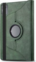 iMoshion Tablet Hoes Geschikt voor Lenovo Tab M11 - iMoshion 360° Draaibare Bookcase - Groen
