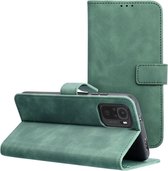Case2go - Telefoonhoesje geschikt voor Xiaomi Redmi Note 11 / 11S - Wallet Book Case - Met Magnetische Sluiting - Groen