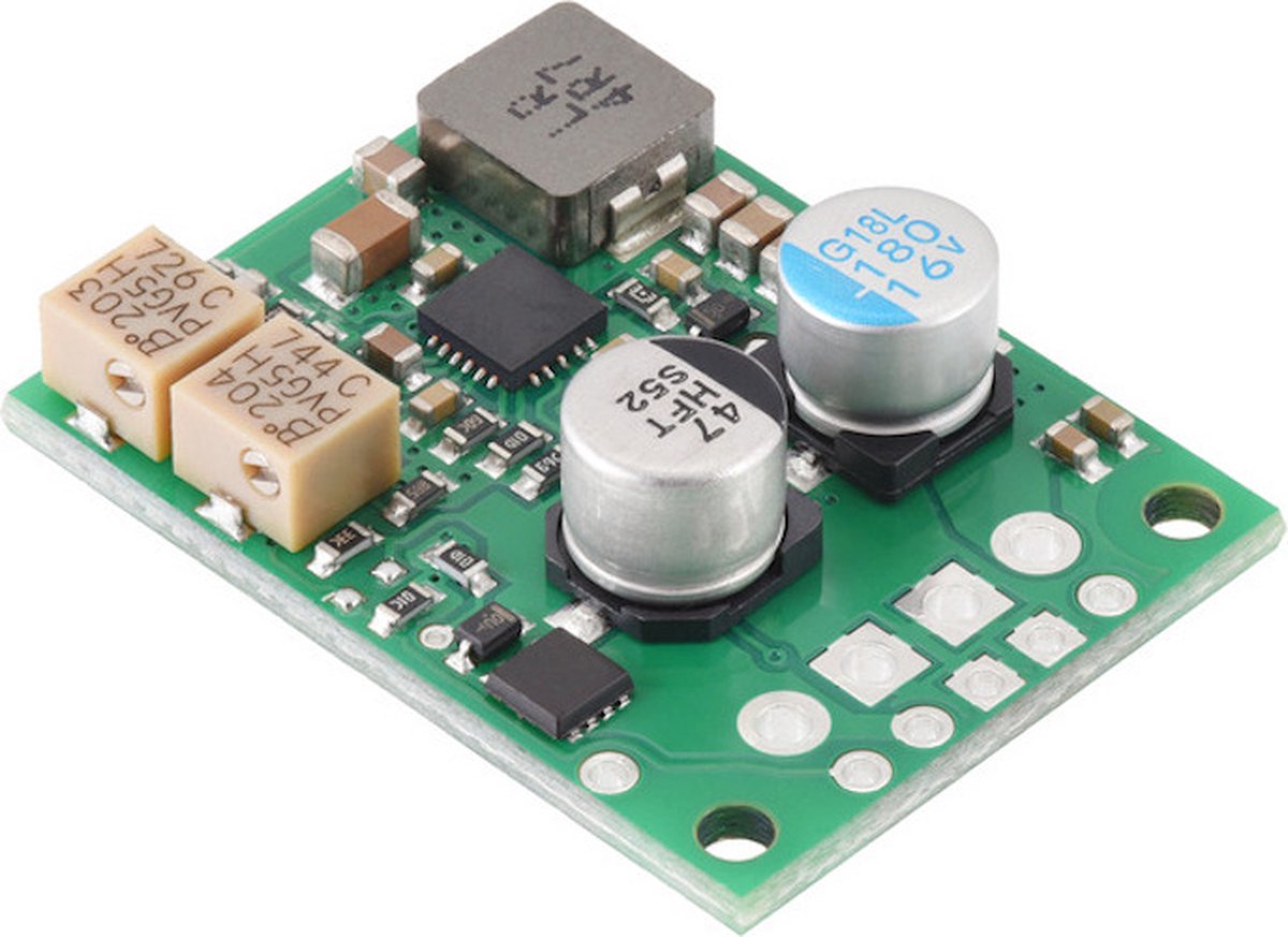 4.2-15V, 3.3A Fine-Adjust Step-Down Voltage Regulator w/ Adjustable Low-Voltage Cutoff D30V33MASCMA Pololu 4854