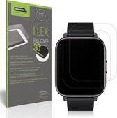 dipos FLEX 2x Screen Protector matte geschikt voor Rinsmola 1,69 inch Smartwatch Beschermfolie 100% Schermdekking Case-Friendly