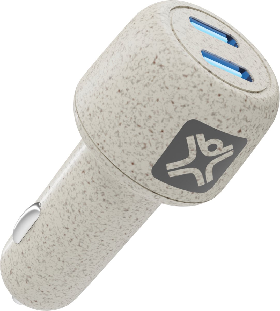 XtremeMac Autolader Dual USB-C - 25W - 20W - Wit (ECO)