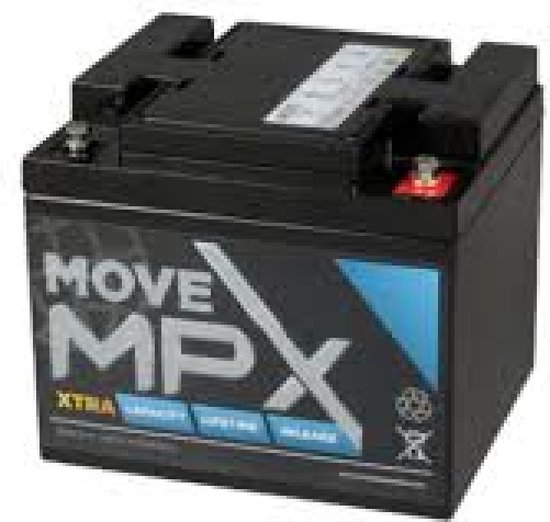 Scootmobiel accu Move MPX 12V-55Ah