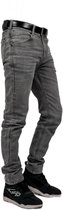 Bull-it Mastiff Slim Fit Short Grey 32 - Maat - Broek