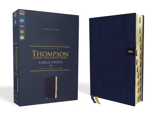 NIV, Thompson Chain-Reference Bible, Large Print, Leathersof ... - cover