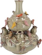 Daan benthout - Vase oiseau - 2 pièces - bulles de mousse 23x25 cm