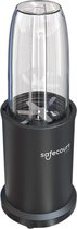 Safecourt Kitchen Power Blender - 1000 watt - Met to go bekers - Incl. receptenboek - Zwart