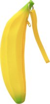 Etui - pennenzak - Pennenzak voor jongens en meisjes - banaan - Leuke telescopishe pennenhouder - Siliconen Bananen Etui - Schattig Bananen Potlood Etui