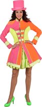 Magic By Freddy's - Circus Kostuum - Mantel Der Liefde - Vrouw - Geel, Oranje, Roze - Medium - Carnavalskleding - Verkleedkleding