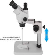 Blonkies Store - Microscoop Digitaal - Digitale Microscoop - Microscoop Voor Kinderen - Draaibaar - Camera - Wit - 16-13-8 CM