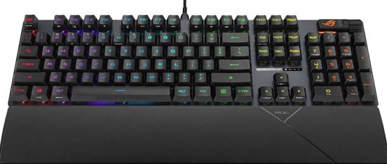 ASUS ROG STRIX SCOPE II RX/RXRD - Toetsenbord - XA12 - Bedraad - USB - Zwart - QWERTY