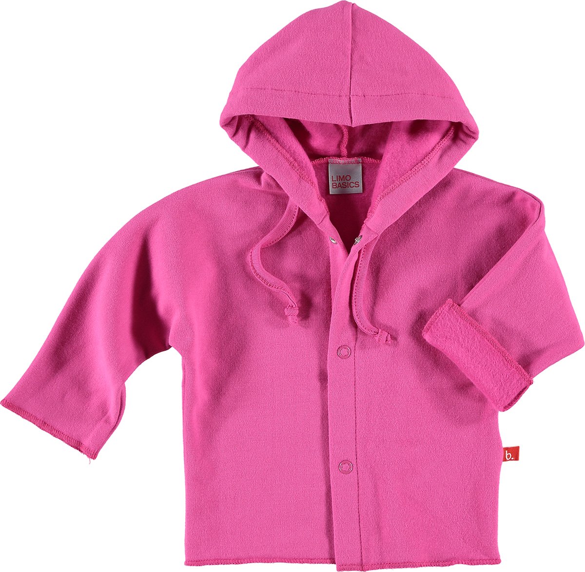 Baby vest bio sweatstof fuchsia 74/80 Limobasics