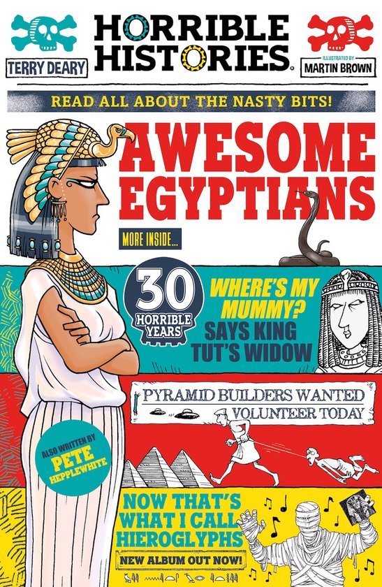 Foto: Horrible histories awesome egyptians newspaper edition 