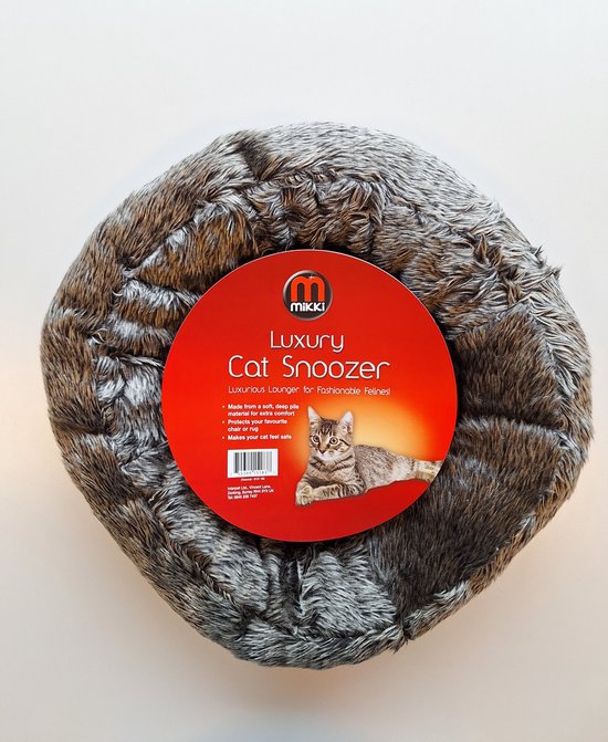 Luxe kattenmand grijs van het merk Mikki