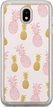 Casimoda® hoesje - Geschikt voor Samsung J3 2017 - Ananas Print - Backcover - - Multi