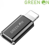 USB C To Lightning Adapter - GREEN ON - GR43