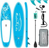 Funwater Ocean Secret Sky Blue 10’6 - Allround SUP board - Compleet pakket - 320x83x15 cm
