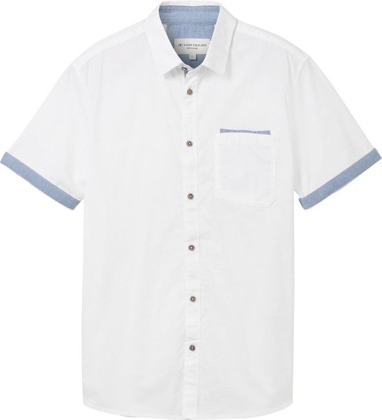 Tom Tailor Overhemd Gemeleerd Overhemd 1041362xx10 20000 Mannen Maat - M