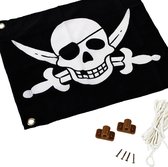 KBT - vlag met hijssysteem - piraat