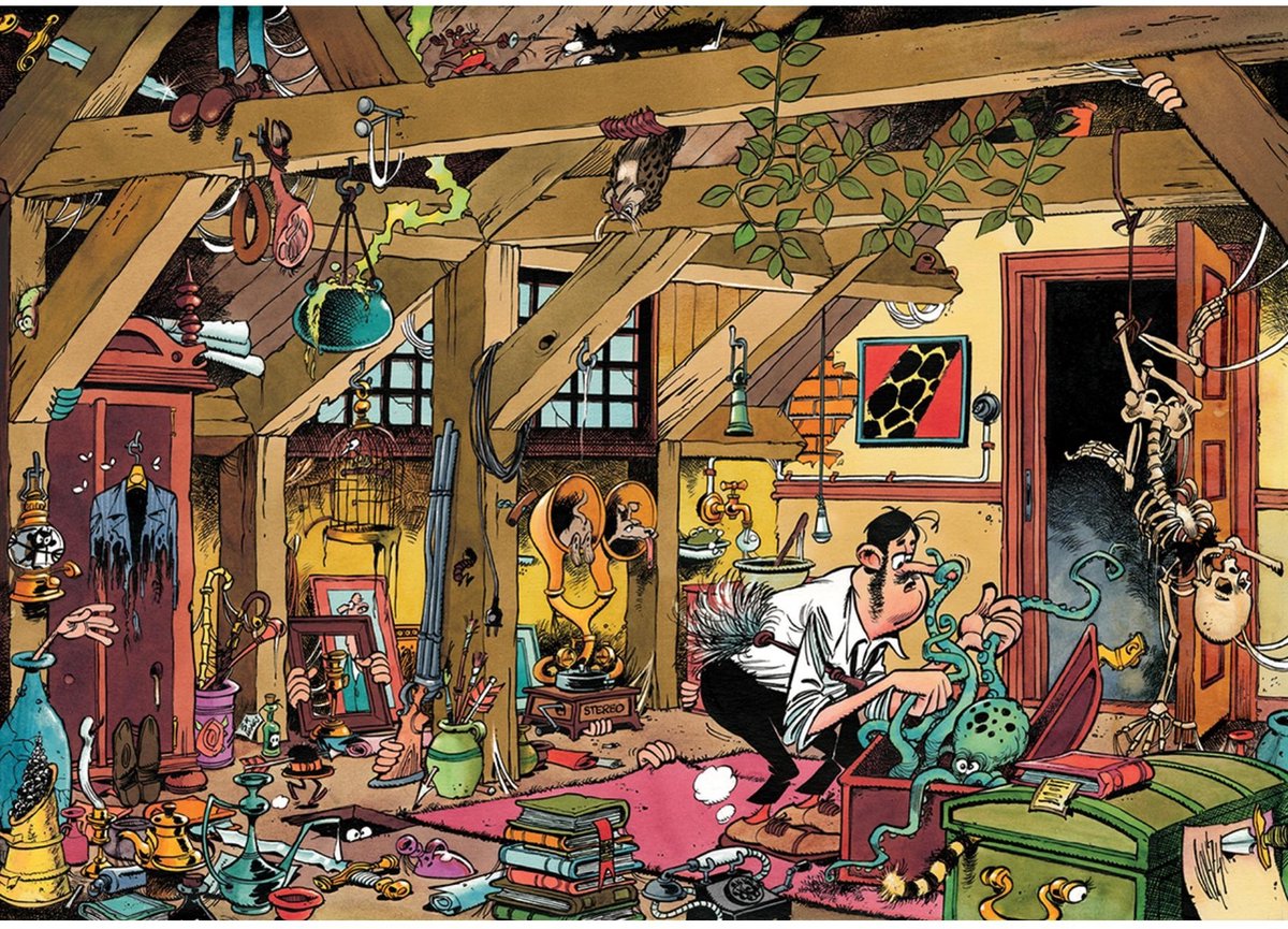 Jan van Haasteren - Oldtimers - The Bachelor - 1000 Stukjes puzzel — afbeelding 2