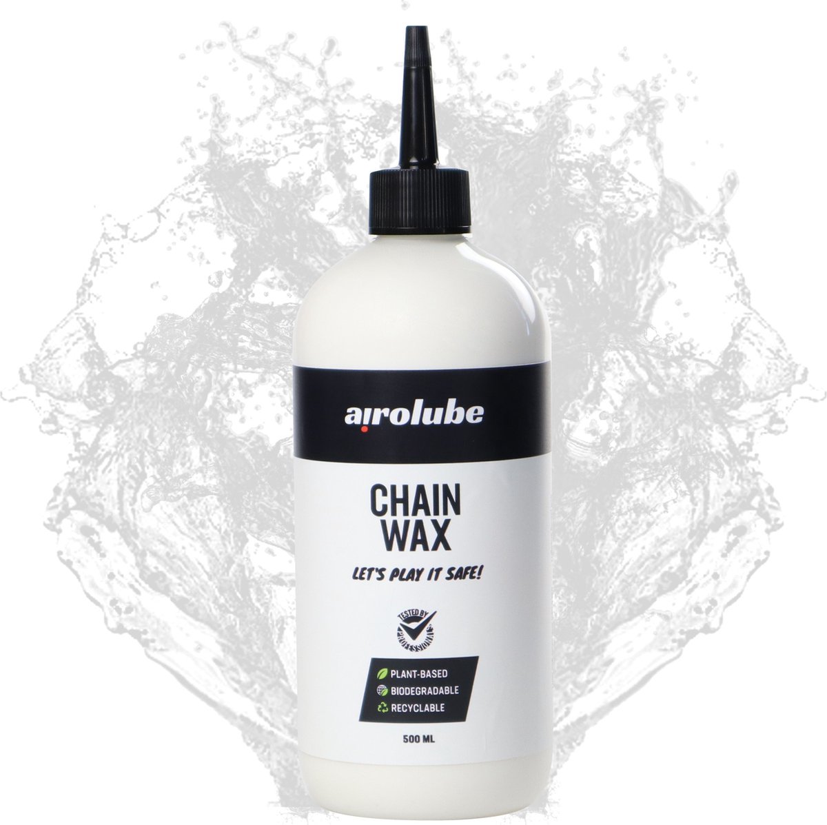Airolube Chain Wax - Natuurlijke Ketting Wax - Ketting Smeermiddel Fiets - Smeermiddel Fietsketting - Deze plantaardige kettingwax is het alternatief voor Squirt Lube - 500 ml