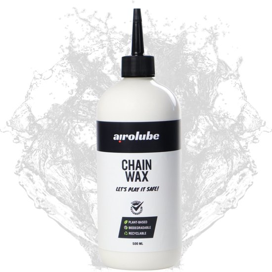 Airolube Chain Wax - Natuurlijke Ketting Wax - Ketting Smeermiddel Fiets - Smeermiddel Fietsketting - Deze plantaardige kettingwax is het alternatief voor Squirt Lube - 500 ml