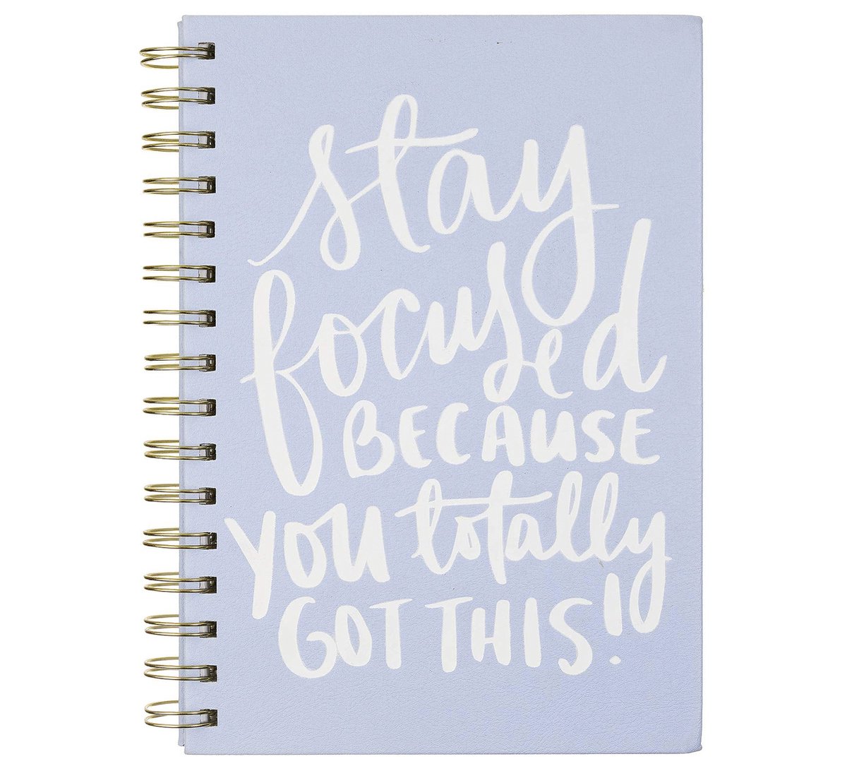 Eccolo notitieboek - spiraal - Stay Focused - lijn - ca.15x20cm - EC-DL413B