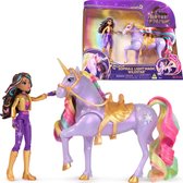 Unicorn Academy - Sophia & Lichtmagie Wildstar met regenbooglichteffecten en accessoires - Speelfigurenset