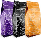 Bonomi Koffie Proefpakket - Bossanova + Centenario + Macumba koffiebonen - 3 x 1000 gram