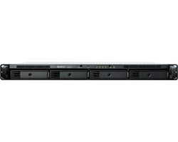 Synology RackStation RS422+ – NAS Server – 1U Rackmount – AMD Ryzen – 2GB ECC RAM – 2x GbE LAN