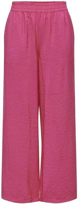 Jacqueline de Yong Broek Jdysoul Life Mw Wide Pant Wvn Dia 15317405 Fuchsia Purple Dames Maat - S