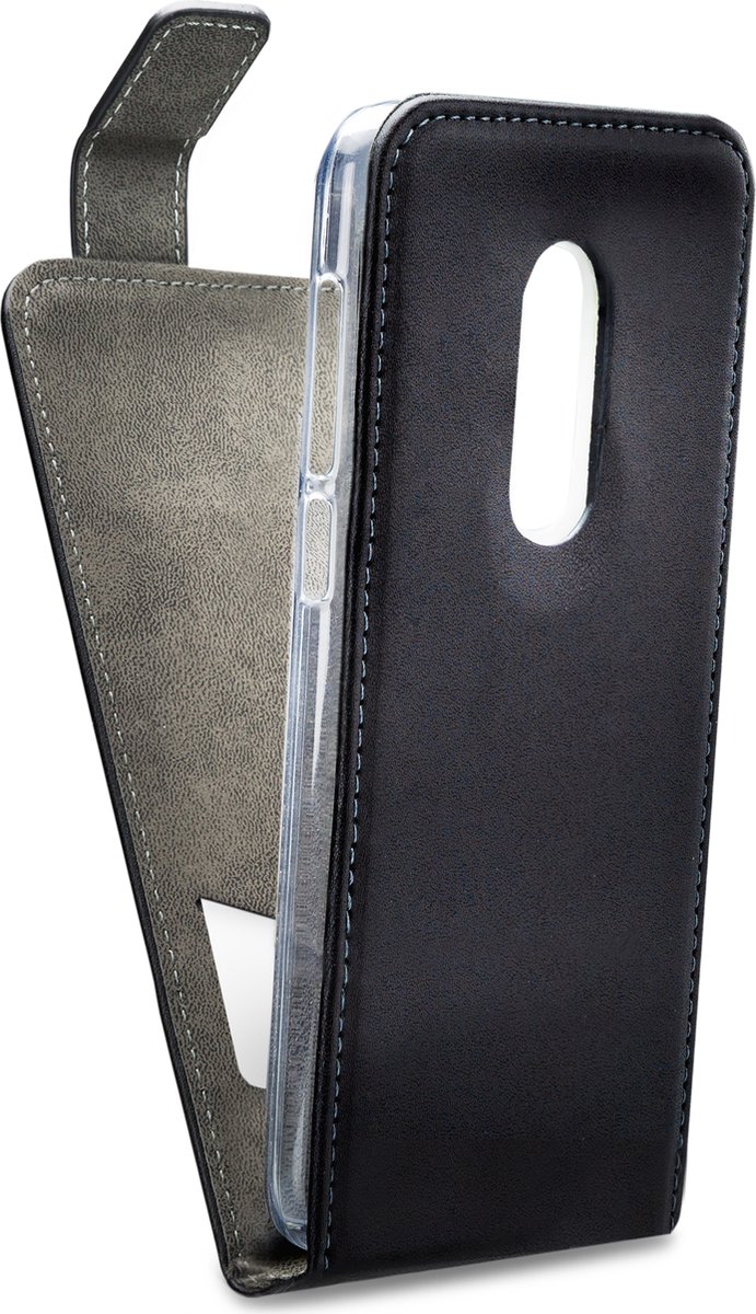 Mobilize Telefoonhoesje geschikt voor Alcatel 1x Hoesje | Mobilize Classic Gelly Bookcase | Pasjeshouder voor 1 Pasje | Telefoonhoesje voor Pinpas / OV Kaart / Rijbewijs - Zwart