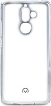 Mobilize Gelly Doorzichtig Telefoonhoesje geschikt voor Nokia 7 Plus Hoesje Flexibel TPU Backcover - Transparant