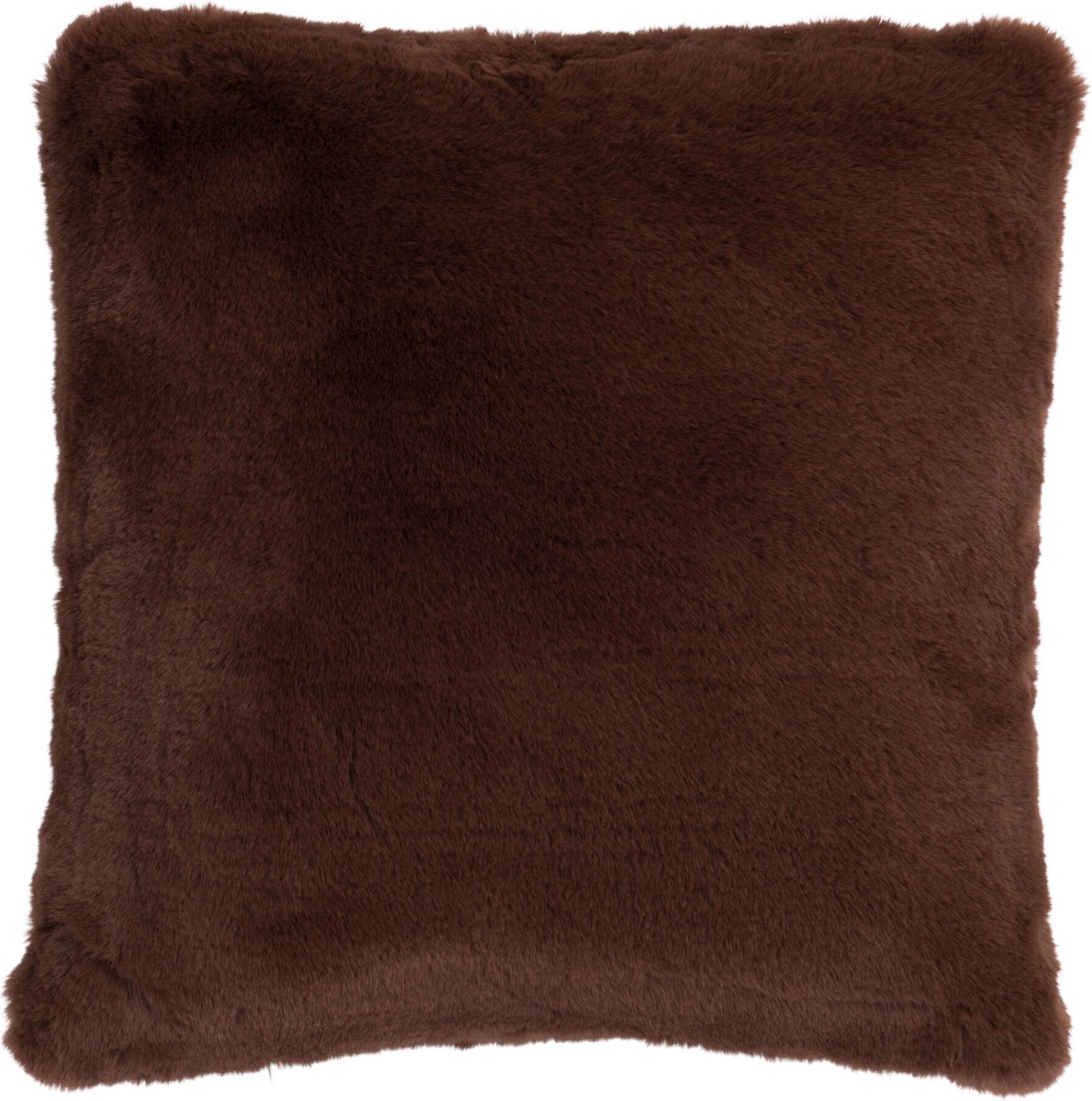 J-Line kussen Cutie - polyester - bruin